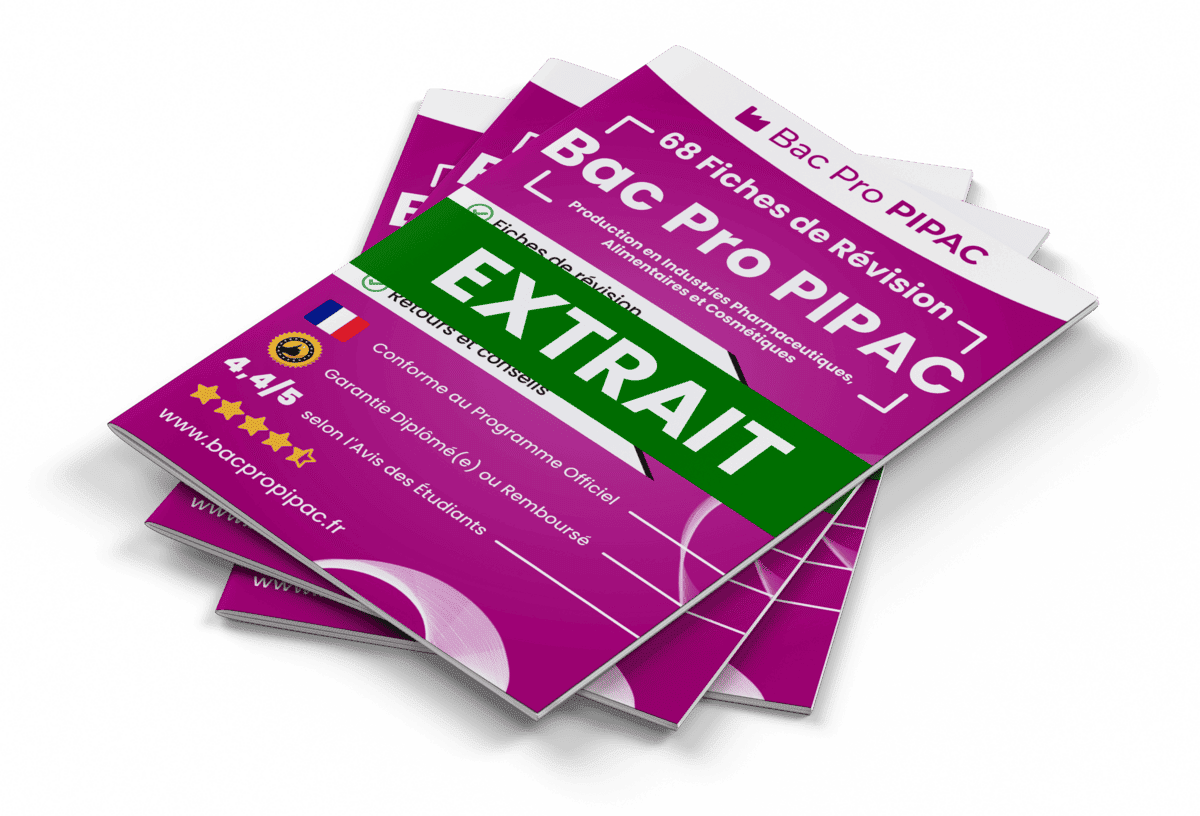 15 Fiches Révision gratuites Bac Pro PIPAC